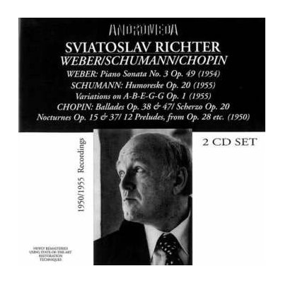 Sviatoslav Richter - Svjatoslav Richter, klavier 2 CD – Hledejceny.cz