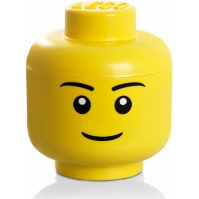 LEGO® Úložný box hlava S chlapec – Zbozi.Blesk.cz