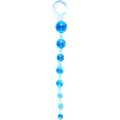 Boss Series Jelly Anal 10 Beads Blue – Zboží Dáma