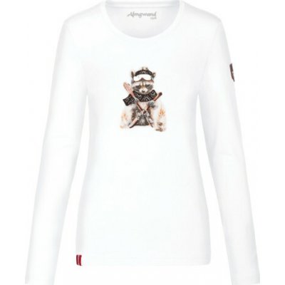 Dámské tričko Almgwand TRAUNERALM bílá – Zboží Dáma