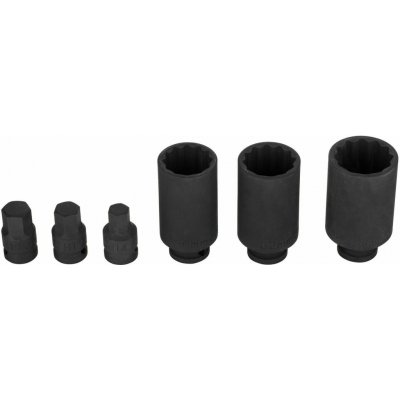 Sada úderových nástrčných hlavic a zástrčných hlavic Imbus, 1/2", 6 kusů QUATROS – Hledejceny.cz