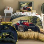 Detexpol Povlečení Traktor z hor svítící Bavlna 140x200 70x80 – Hledejceny.cz