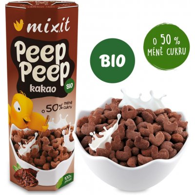 Mixit Cereálie Peep Peep - Kakao 280 g – Sleviste.cz
