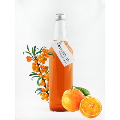 Sirupárna Domácí Rakytník & Pomeranč Sirup 0,5 l – Zbozi.Blesk.cz