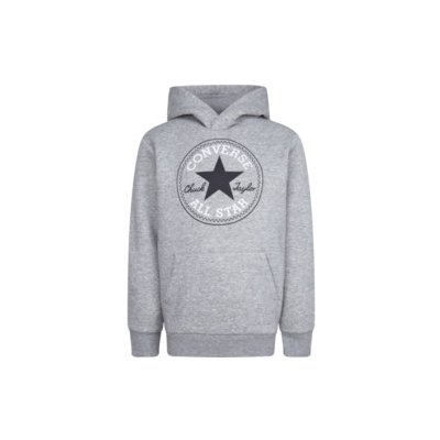 Converse fleece ctp core po hoodie 9CC858-042 šedá