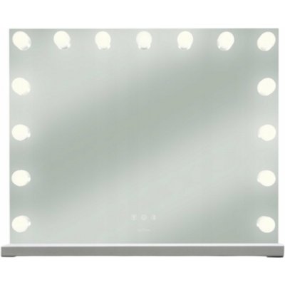 Soulima LED kosmetické Zrcadlo velké 58x46cm dotykové nastavitelné 15 žárovek – Hledejceny.cz