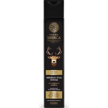 Natura Siberica Men Line šampon proti lupům Síla sibiřského jelena 250 ml