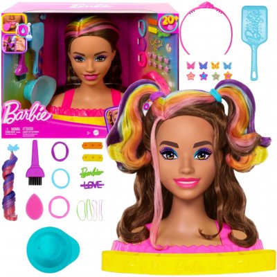 Stylingová hlava Mattel Barbie HMD79 – Zboží Mobilmania