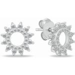 Brilio Silver náušnice EA1059W – Zboží Mobilmania