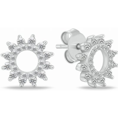 Brilio Silver náušnice EA1059W – Zboží Mobilmania