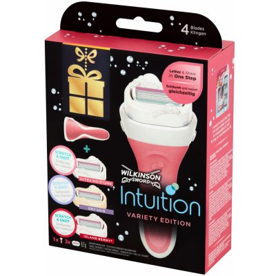 Wilkinson Sword Intuition Variety Edition + 3 ks hlavic – Zboží Mobilmania