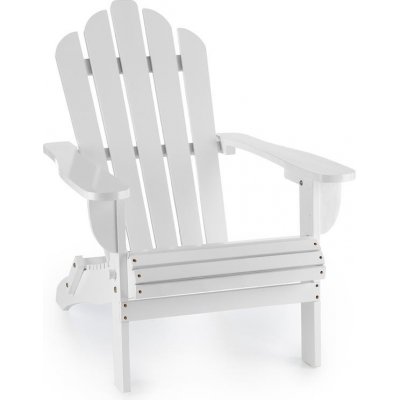Blumfeldt Vermont, bílé, zahradní křeslo, zahradní židle, adirondack, 73 x  88 x 94 cm, sklopitelné (GDMB2-Vermont-White) od 2 639 Kč - Heureka.cz