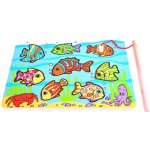 Bigjigs hra Chytání rybiček na desce – Zboží Dáma