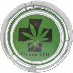 WeedShop Střední skleněný popelník konopný design Popelnik vote – Zboží Dáma