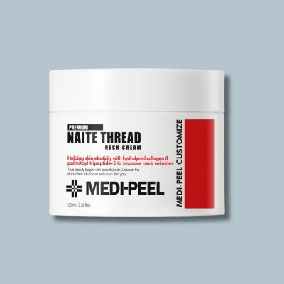 MEDI-PEEL- Anti-age liftingový krém na krk a dekolt Premium Naite Thread neck cream 100 ml – Zboží Mobilmania