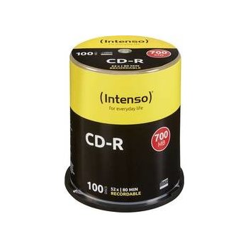 Intenso CD-R 700MB 52x, cakebox, 100ks (1001126)