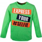 PRIMARK zelené tričko s potiskem dlouhý rukáv – Zboží Dáma