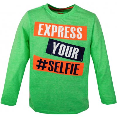 PRIMARK zelené tričko s potiskem dlouhý rukáv – Zboží Dáma