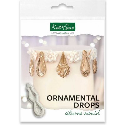 Silikonová forma na marcipán Ornamentální kapky – Hledejceny.cz