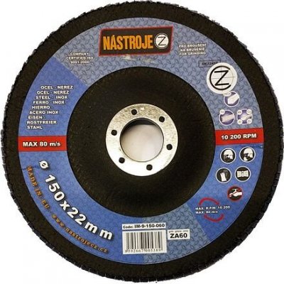 Nástroje cz Lamelový kotouč 125 mm ZA100 IM-9-125-100 – Zboží Dáma