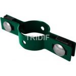 Průběžná příchytka plotového panelu na kruhový sloupek 48 mm / zelená – Sleviste.cz