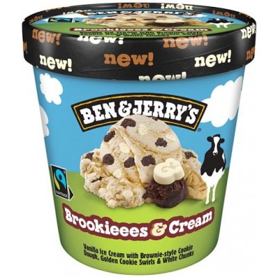 Ben & Jerry's Brookieees & Cream 465 ml – Zboží Dáma Ben & Jerry's Brookieees & Cream 465 ml – Zboží Dáma