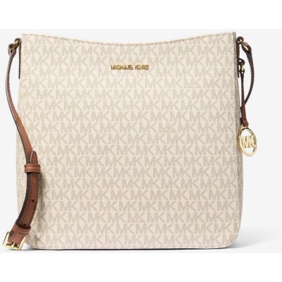 Michael Kors Jet set Travel Large Logo messenger Vanilla – Zboží Dáma