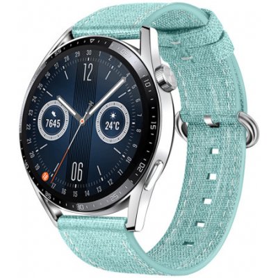 BStrap Denim řemínek na Huawei Watch GT 42mm, light green SSG031C0502 – Zbozi.Blesk.cz