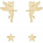 Disney set dětských náušnic Zvonilka ocelový pozlacený S600148YL-B.CS – Hledejceny.cz