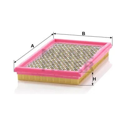 MANN FILTER Vzduchový filtr C 2966 – Hledejceny.cz