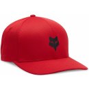 Fox Fox Head Tech Flexfit Hat Flame Red