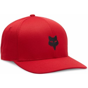 Fox Fox Head Tech Flexfit Hat Flame Red