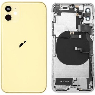 Apple iPhone 11 - Zadní Housing - yellow s předinstalovanými díly – Zboží Mobilmania