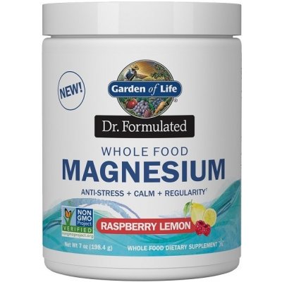 Garden of Life Magnesium Dr. Formulated Hořčík malina citron 198,4 g