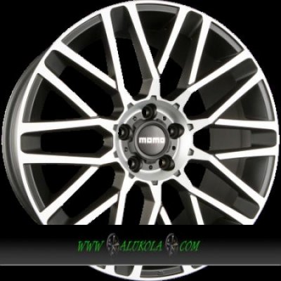 MOMO REVENGE EVO 8x18 5x112 ET50 black matt polished – Sleviste.cz