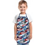 Bellatex Dětská zástěrka 47x60cm fotbal – Hledejceny.cz