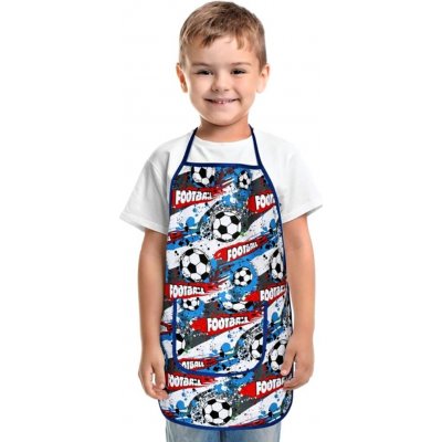 Bellatex Dětská zástěrka 47x60cm fotbal – Hledejceny.cz