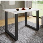 VCM Jídelní stůl Xona 110 x 80 U-nohy bílý – Hledejceny.cz