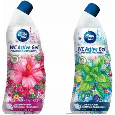 AMBI PUR wc gel růžový ibišek a růže 750 ml – Sleviste.cz