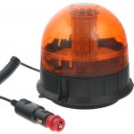 Stualarm LED maják, 12-24V, 12x3W oranžový, magnet, ECE R65