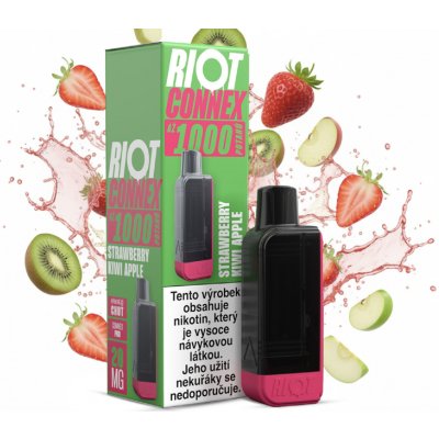 RIOT Connex 1000 Strawberry Kiwi Apple 10 mg – Hledejceny.cz