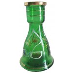 TopMark Váza 15 zelená malovaná