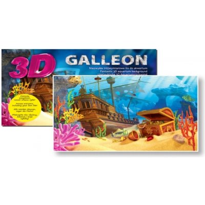 Diversa 3D pozadí Galleon 60 x 30 cm