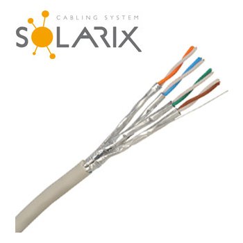 Solarix SXKD-6A-STP-LSOH STP cat6A, drát, 500m