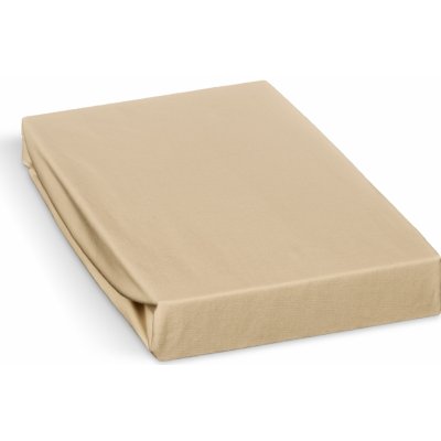 Polášek Prostěradlo jersey světle béžové 90x220 – Zboží Dáma