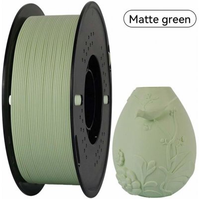 Kingroon PLA MATTE 1,75 mm 1kg Matná Zelená – Zboží Živě