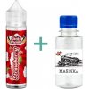 Příchuť pro míchání e-liquidu Vapemix Jacks Premix Strawberry Shake and Vape 6 ml + Základní báze Mašinka (70VG/30PG) 100 ml