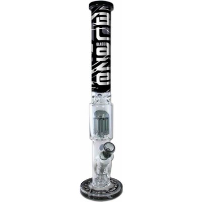 BLAZE® Cyberpunk cylinder Ice bong 52 cm šedá
