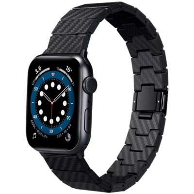 Pitaka Carbon Fiber řemínek pro Apple Watch 45mm / 44mm / 42mm - černý AWB1003 – Zbozi.Blesk.cz