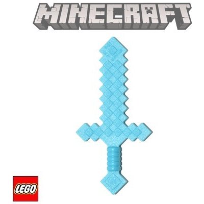 LEGO® 18787 Minecraft MEČ Světle-Azurová – Hledejceny.cz
